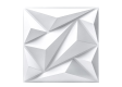 3D Wall Panel 50x50cm SetUp Decoration - White
