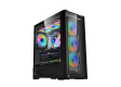 WJ CoolMan Juechen 360 4xFans Gaming Case - Black