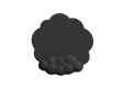 Cloud Black Gaming Mouse Pad Wrist Rest with Gel Memory Foam