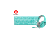 FANTECH MIXFIT87 TKL Mechanical Keyboard Blue Switch & VALOR MH86 Headset Combo
