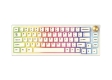 Fantech MAXFIT67 MK858 Wireless Mechanical Gaming Keyboard - Milky Yellow switch