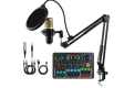 V98+BM800 Live Sound Card Audio Microphone & Mixer Kit